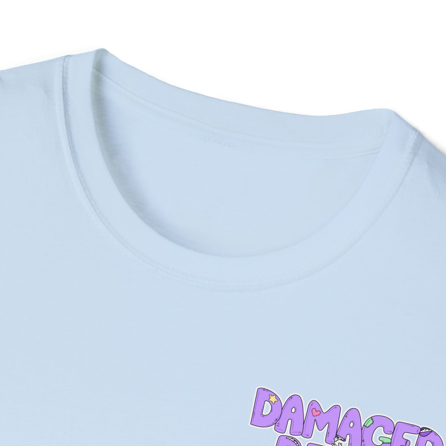 Anxiety Bear T-shirt Front and Back Design
