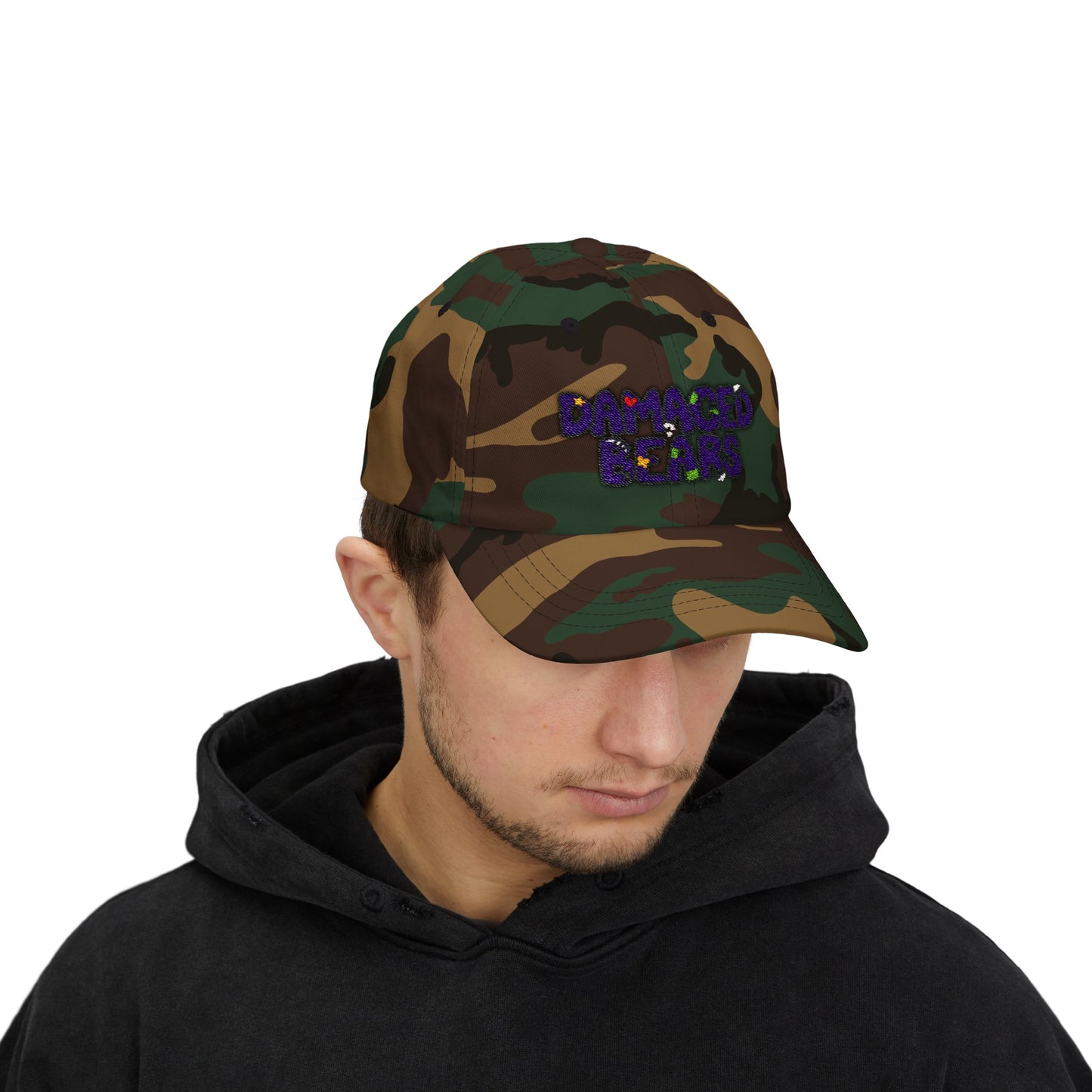 Damaged Bears Logo Classic Dad Cap