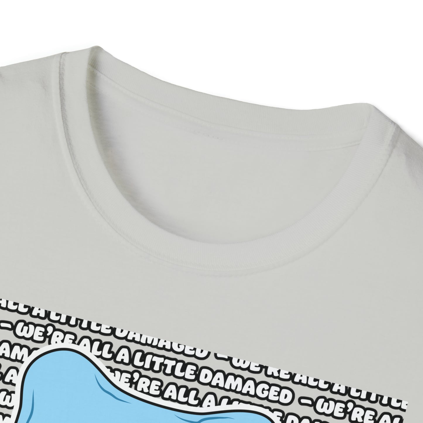Insomnia Bear "We're all a little Damaged" T-Shirt