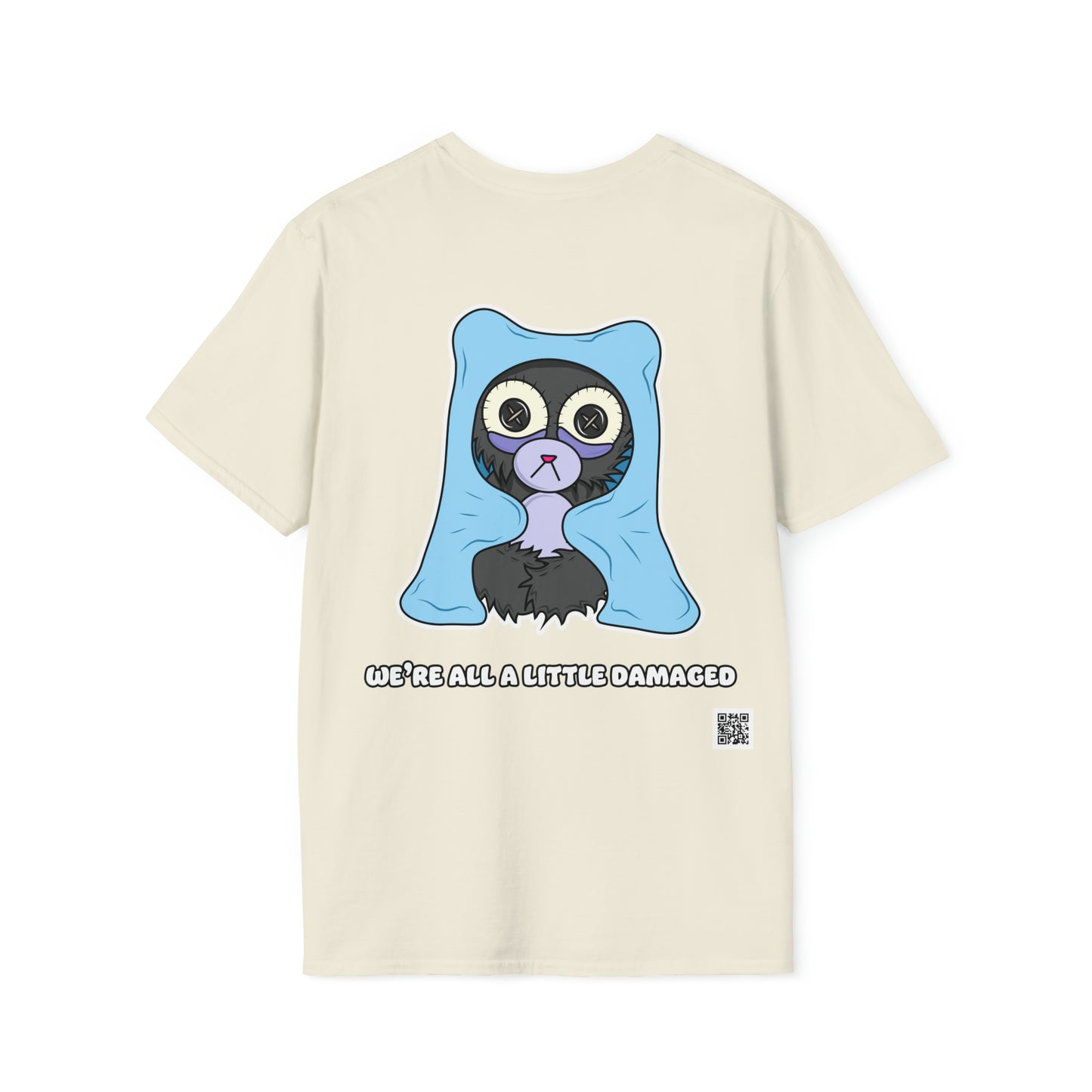 Insomnia Bear T-shirt Front and Back Design