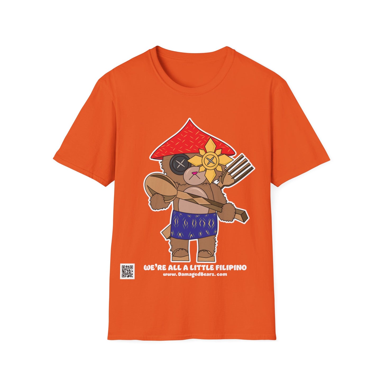 Filipino Bear "We're All A little Filipino" T-Shirt