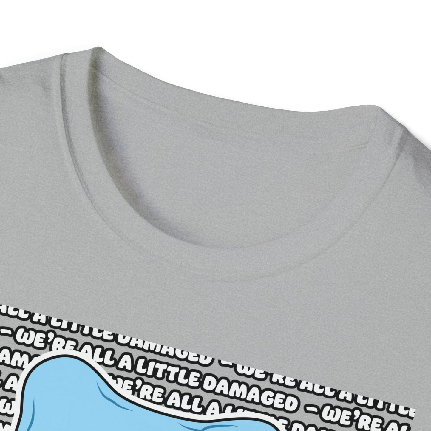 Insomnia Bear "We're all a little Damaged" T-Shirt