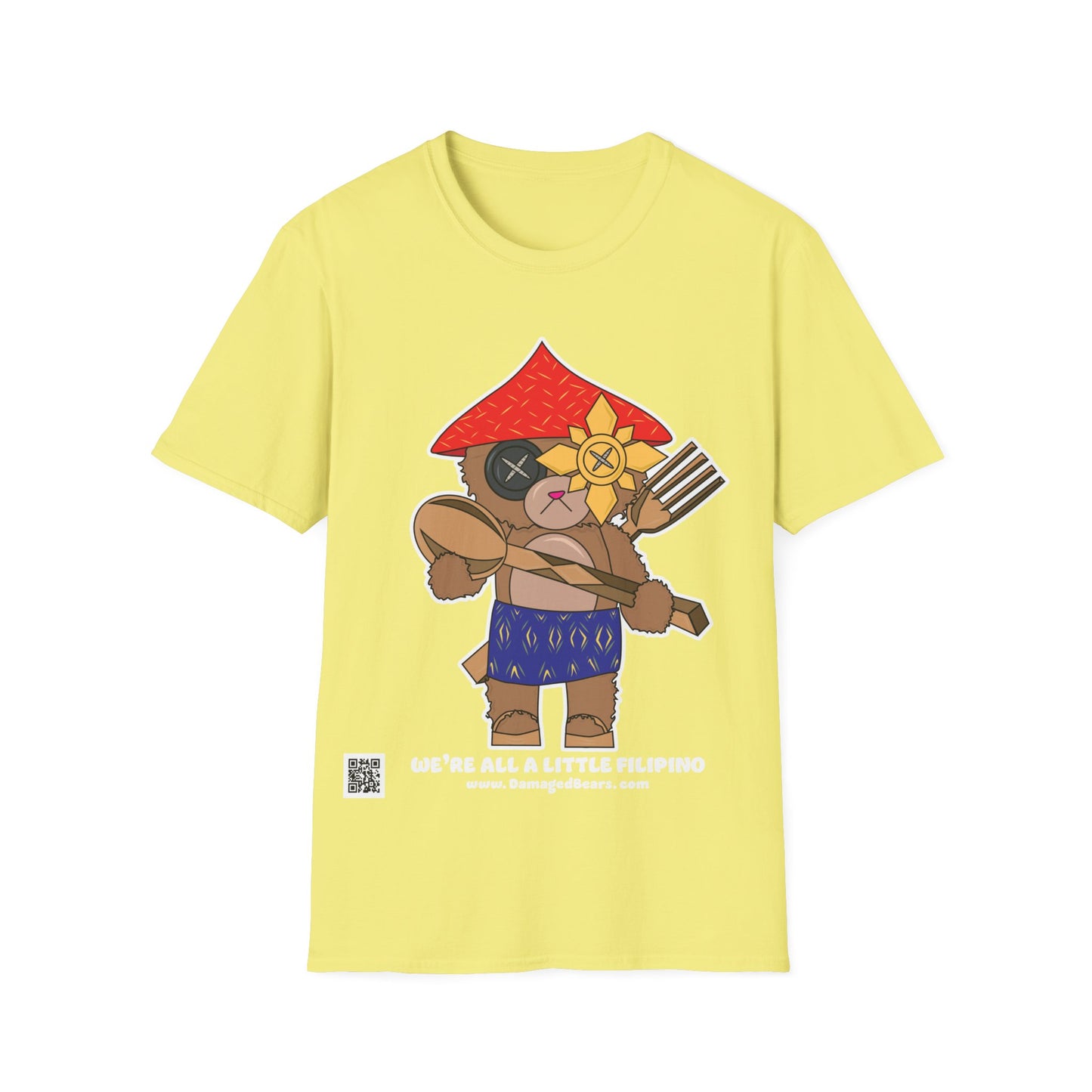 Filipino Bear "We're All A little Filipino" T-Shirt