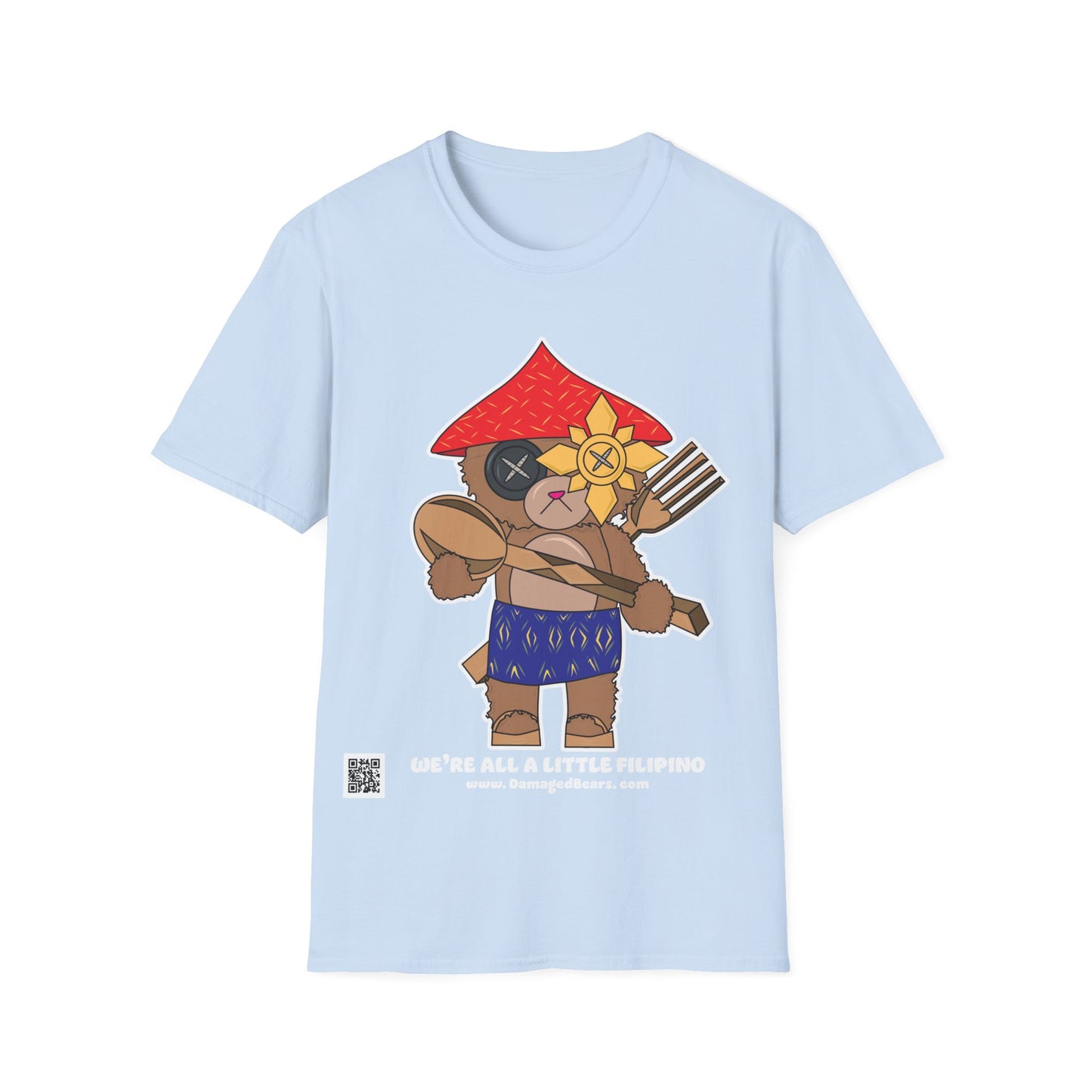 Filipino Bear "We're All A little Filipino" T-Shirt