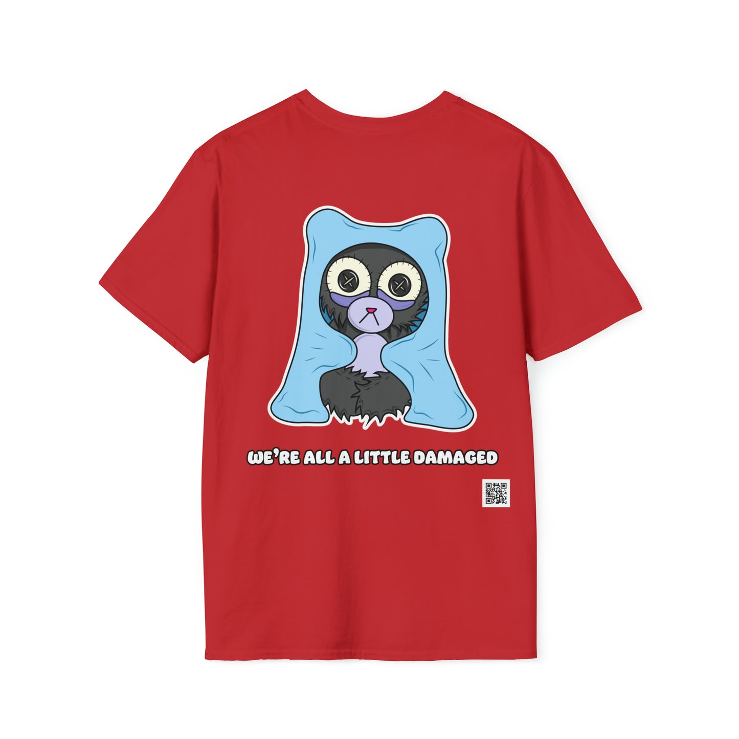 Insomnia Bear T-shirt Front and Back Design