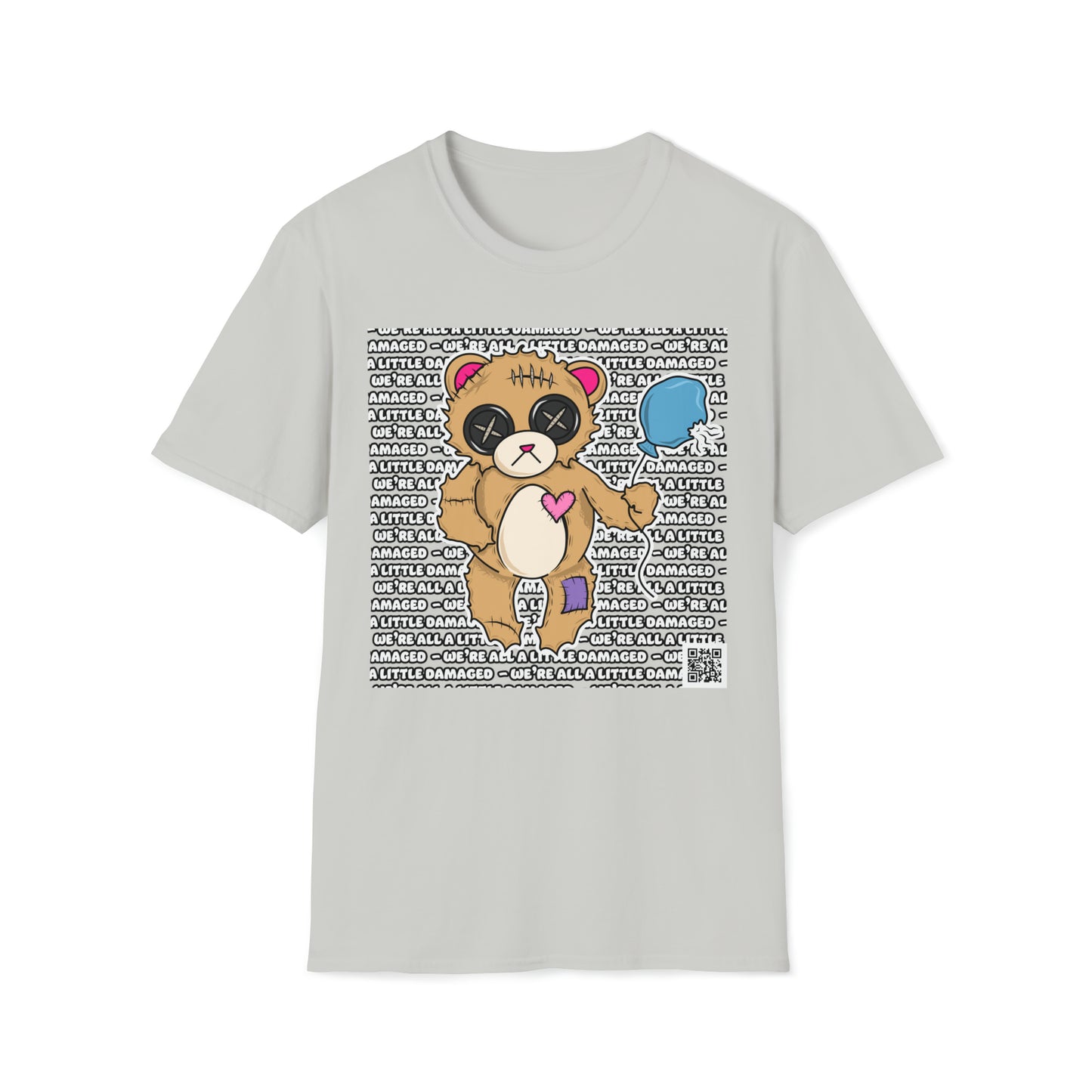 Damaged Bear "We're all a little Damaged" T-Shirt