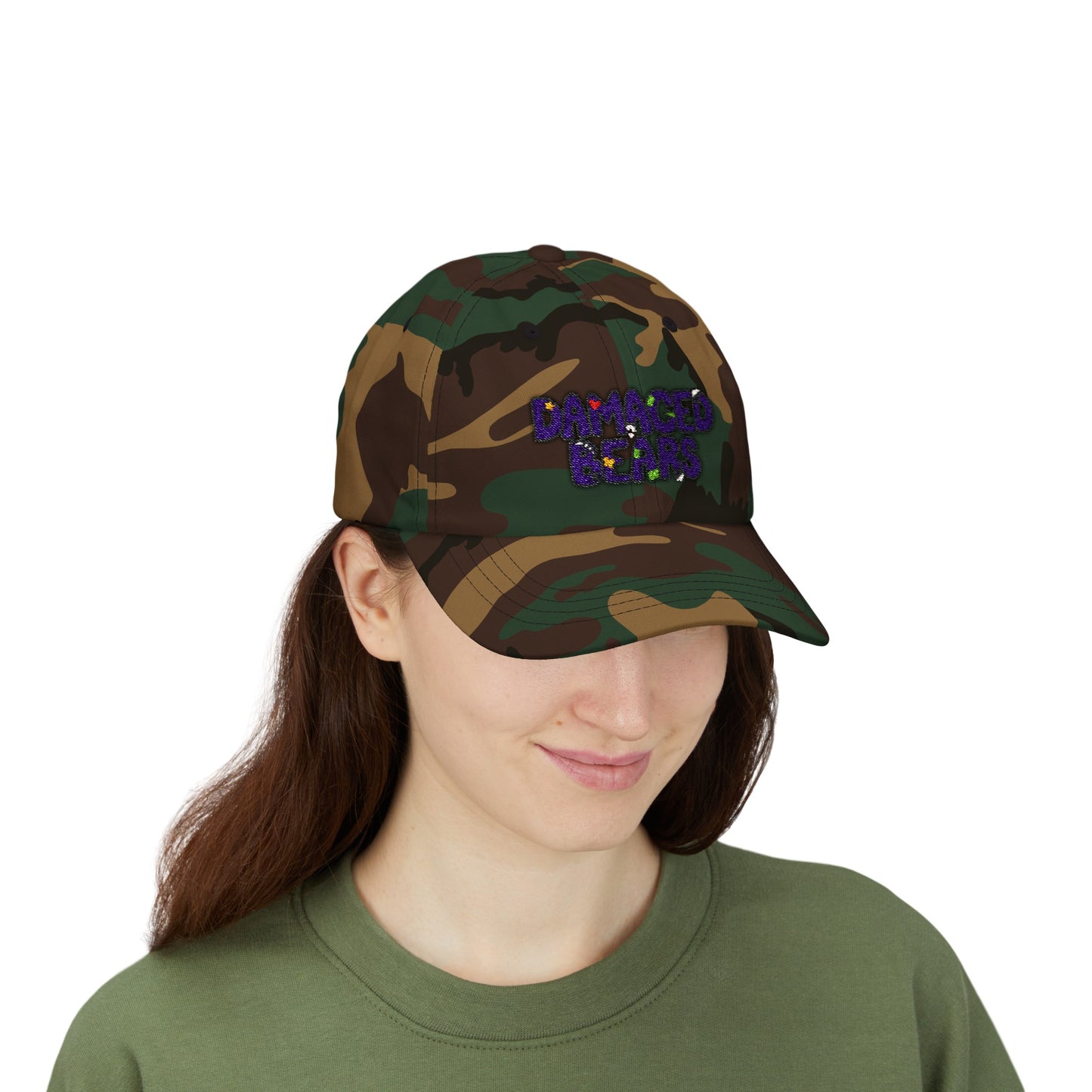 Damaged Bears Logo Classic Dad Cap