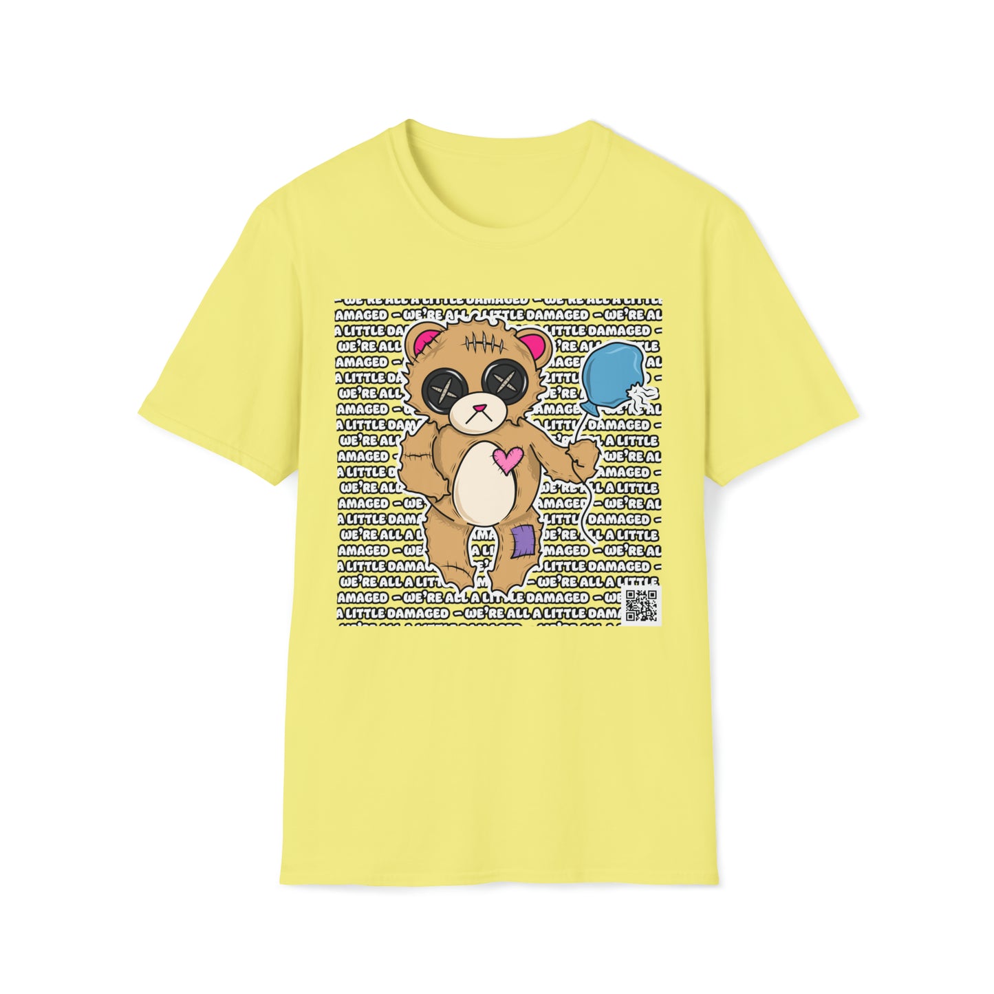 Damaged Bear "We're all a little Damaged" T-Shirt