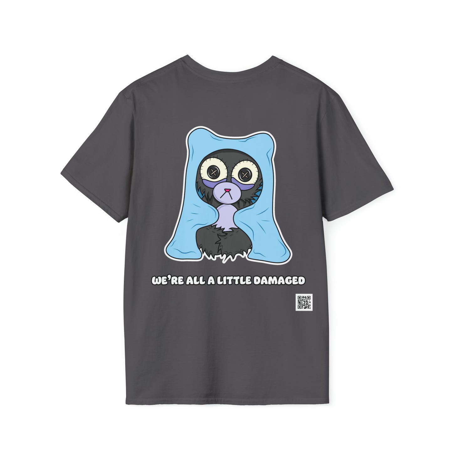 Insomnia Bear T-shirt Front and Back Design