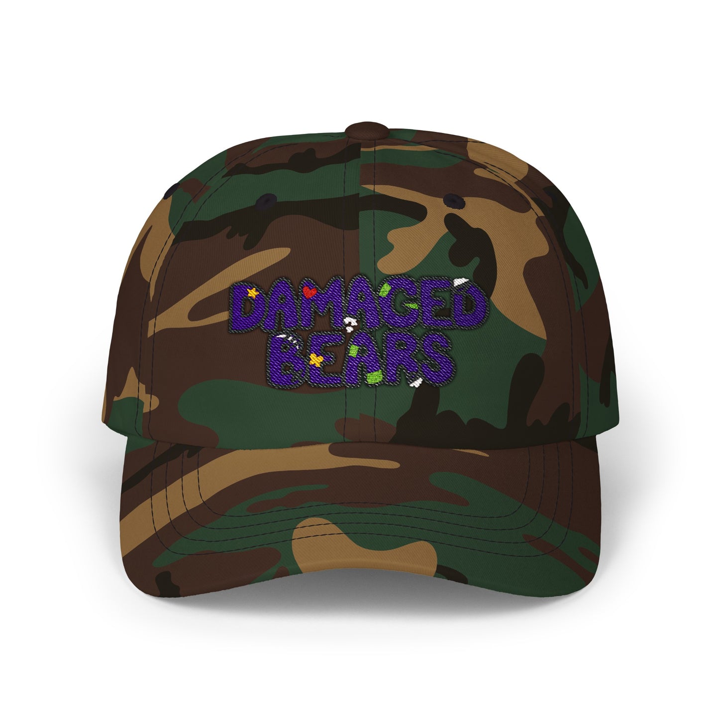 Damaged Bears Logo Classic Dad Cap