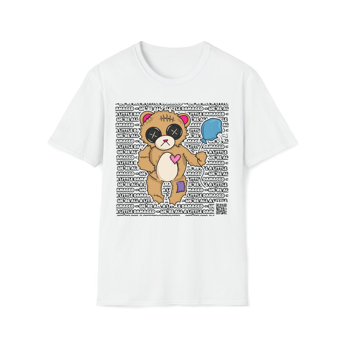 Damaged Bear "We're all a little Damaged" T-Shirt