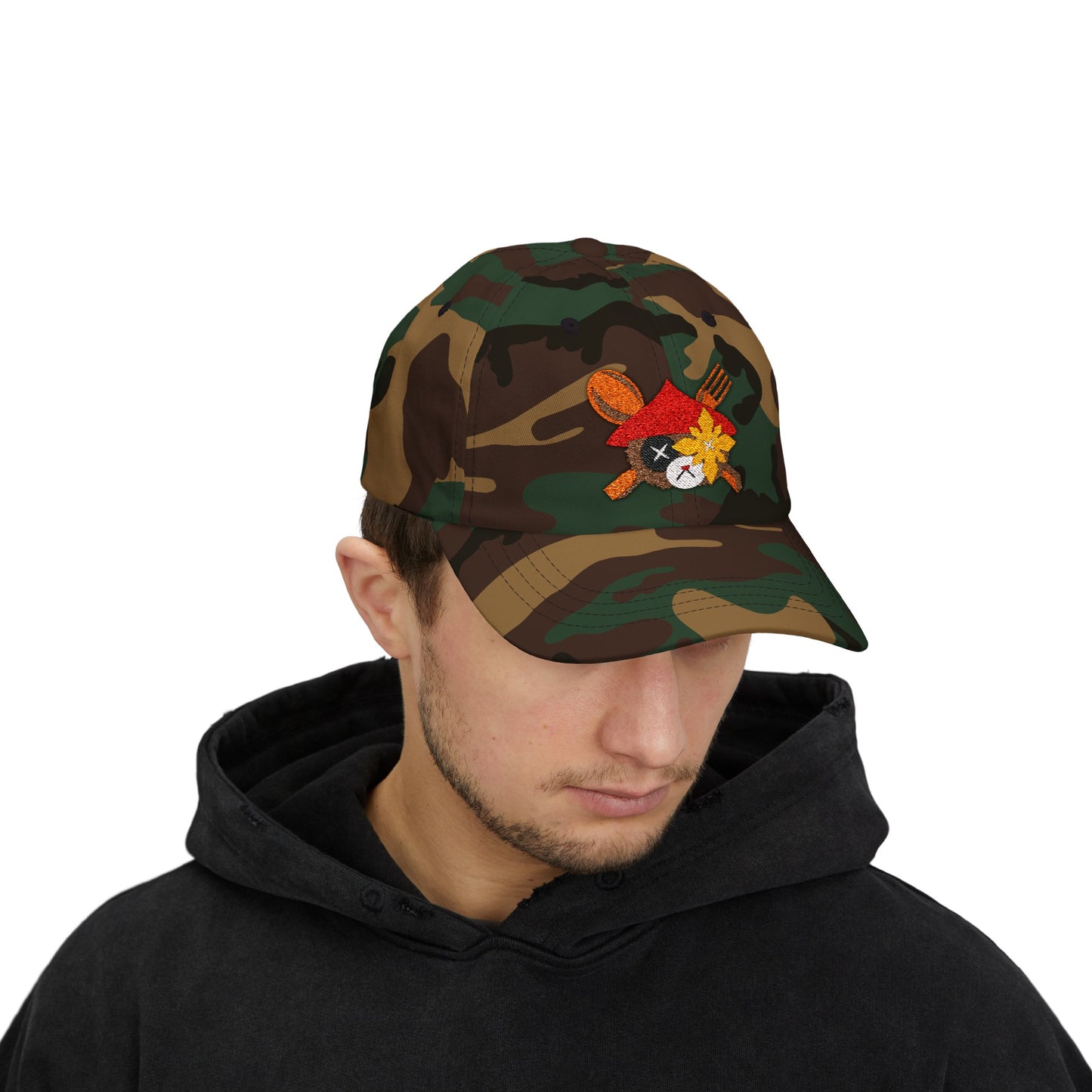 Filipino Bear Embroidered Dad Cap