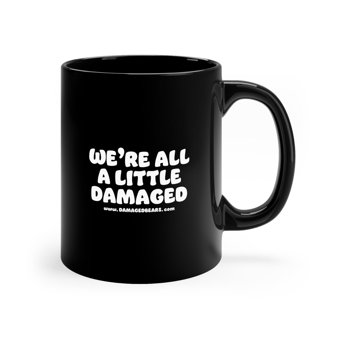 Damaged Bears 11oz Black Mug