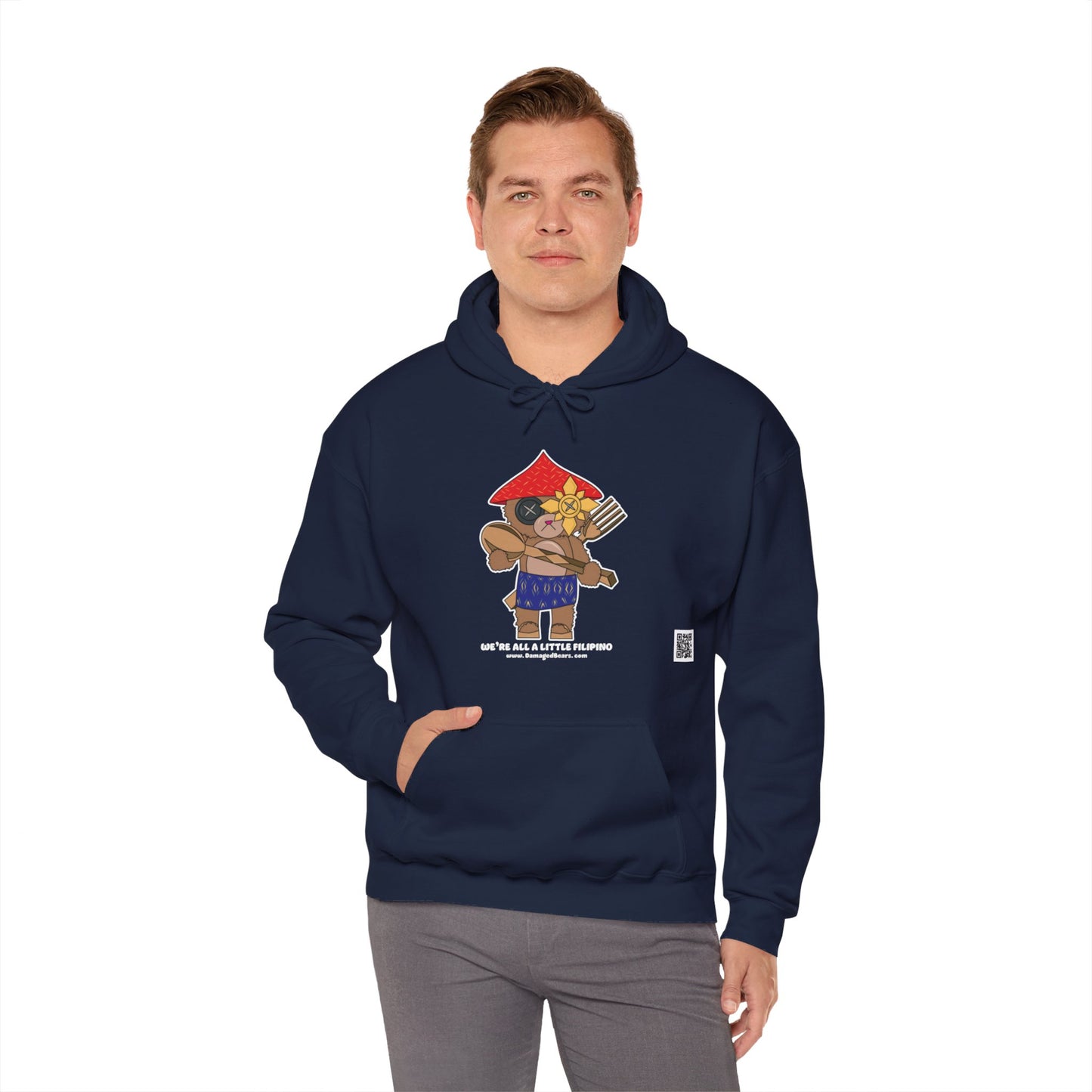 Filipino Bear Unisex Heavy Blend™ Hooded Sweatshirt