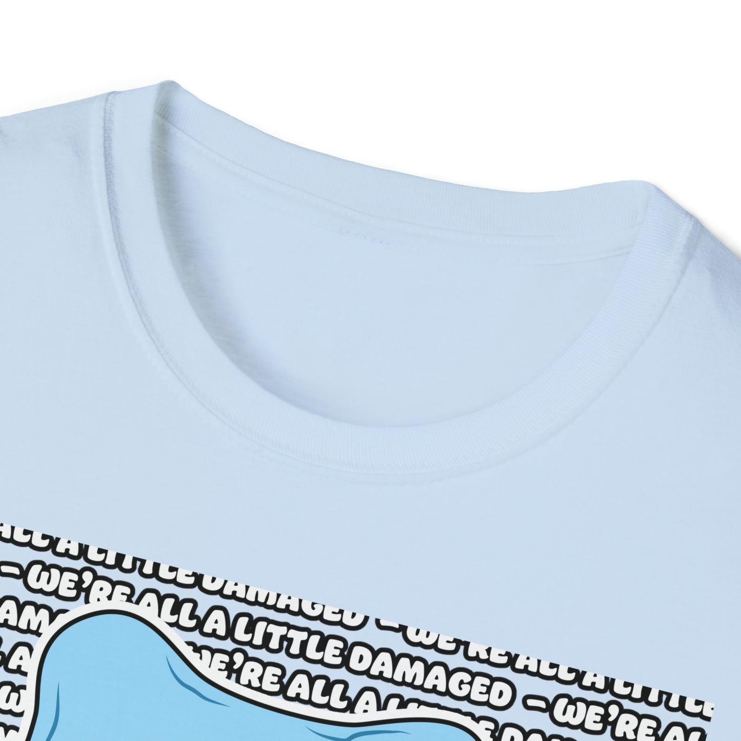 Insomnia Bear "We're all a little Damaged" T-Shirt