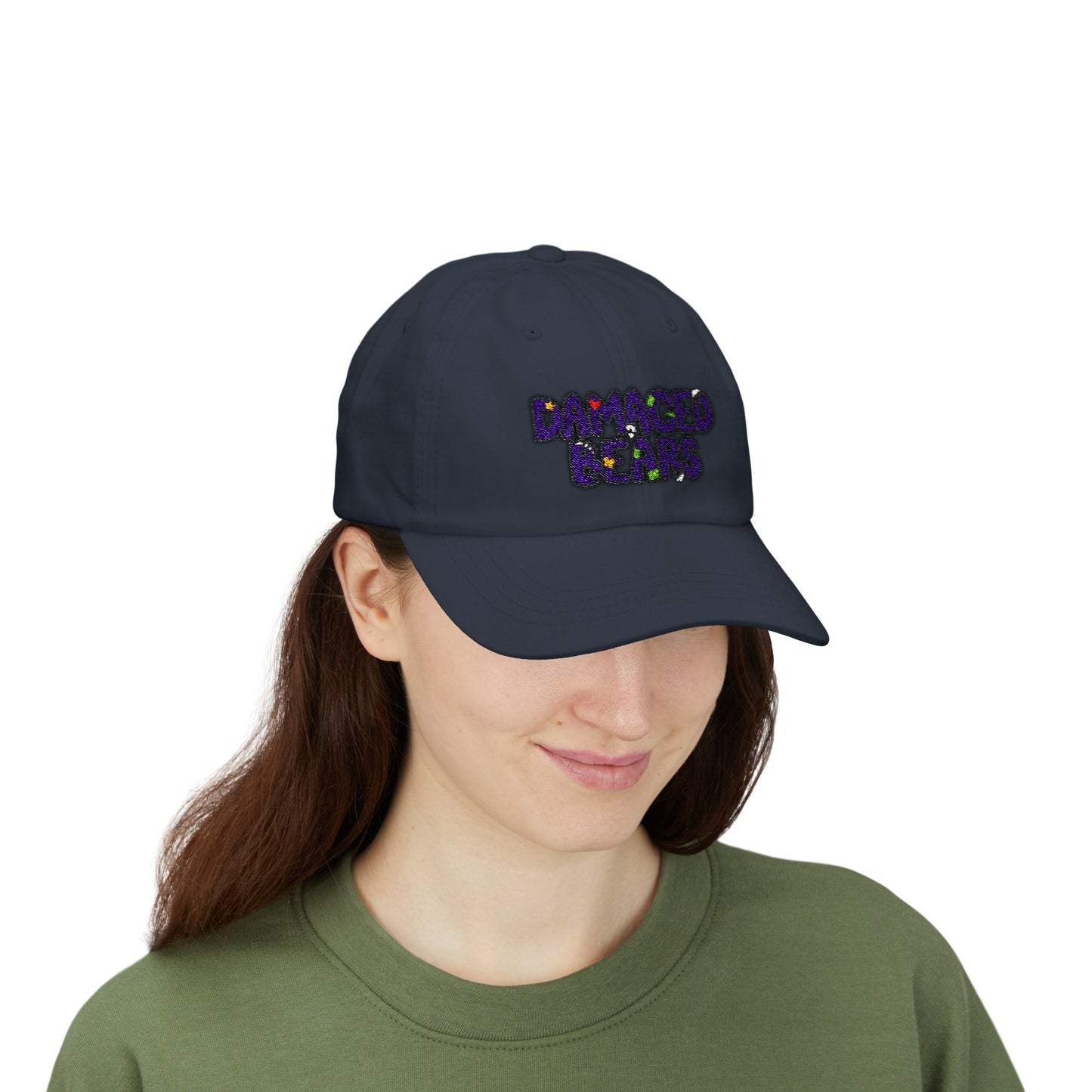 Damaged Bears Logo Classic Dad Cap