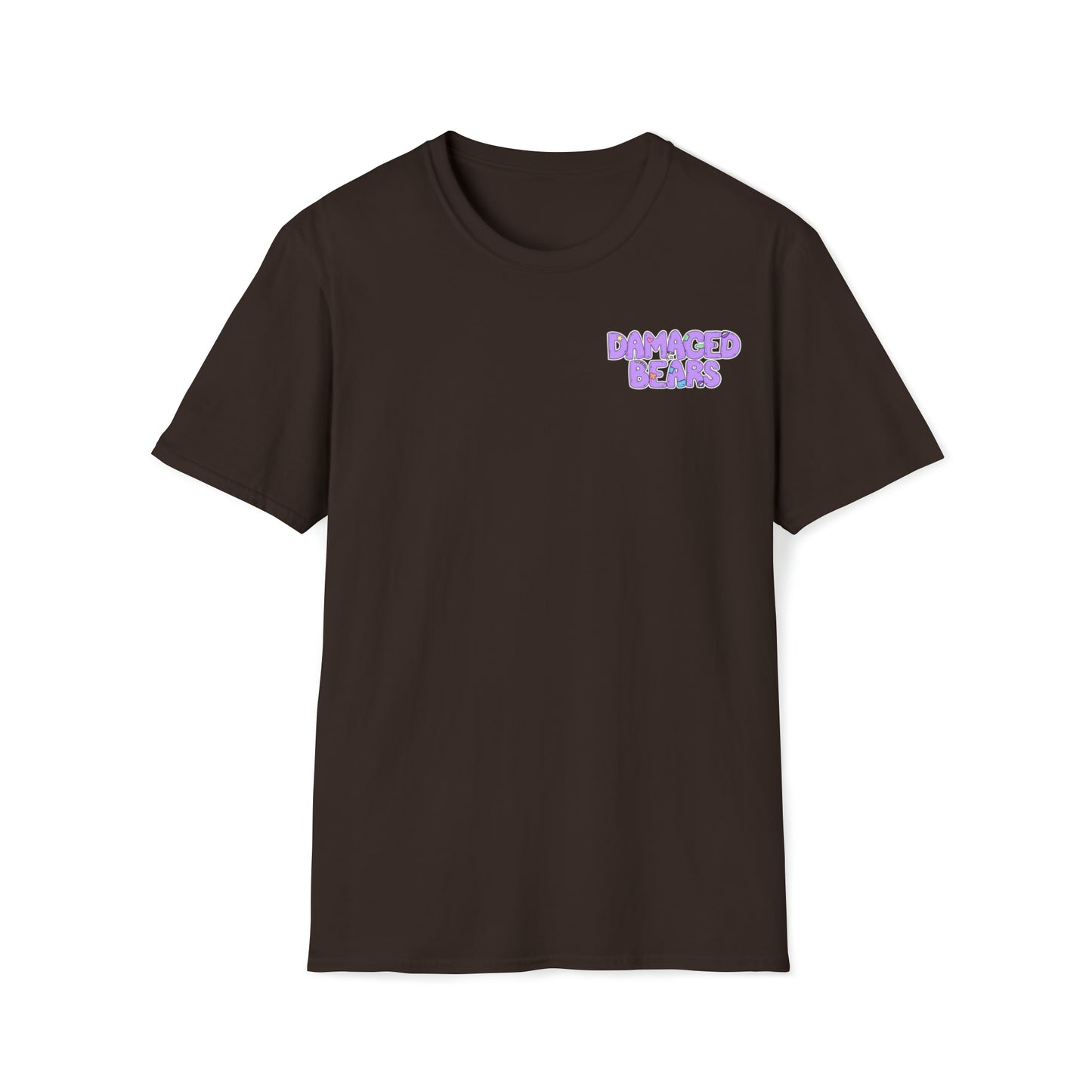 Insomnia Bear T-shirt Front and Back Design