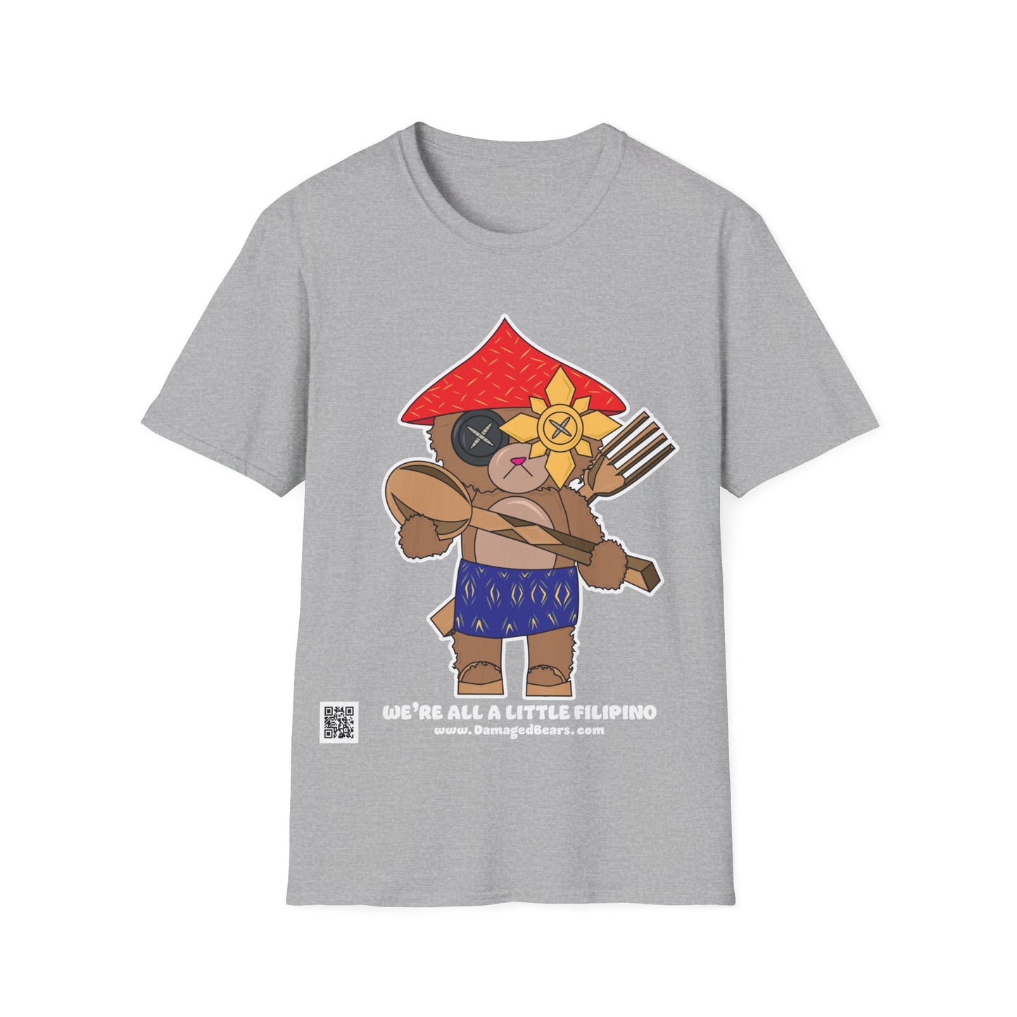 Filipino Bear "We're All A little Filipino" T-Shirt