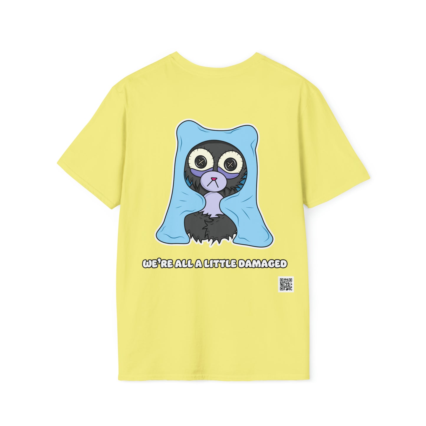 Insomnia Bear T-shirt Front and Back Design