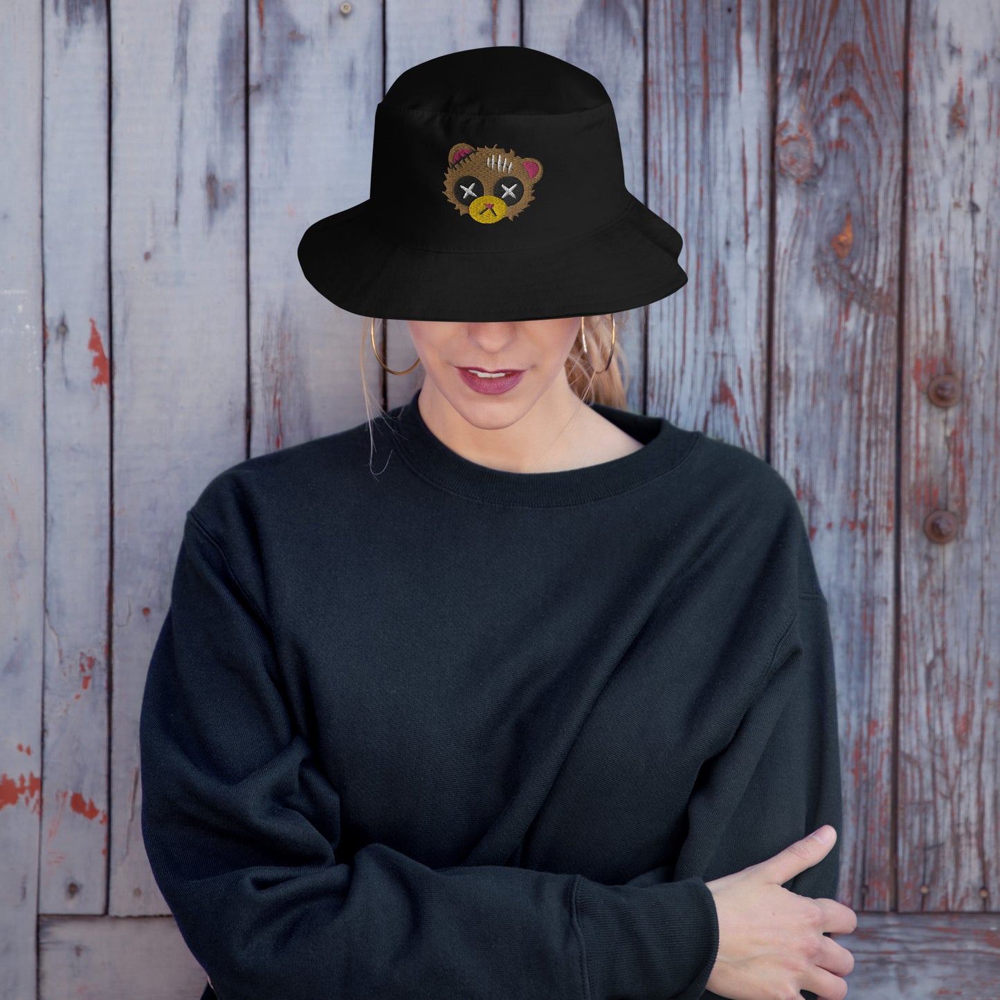 Damaged Bear Bucket Hat