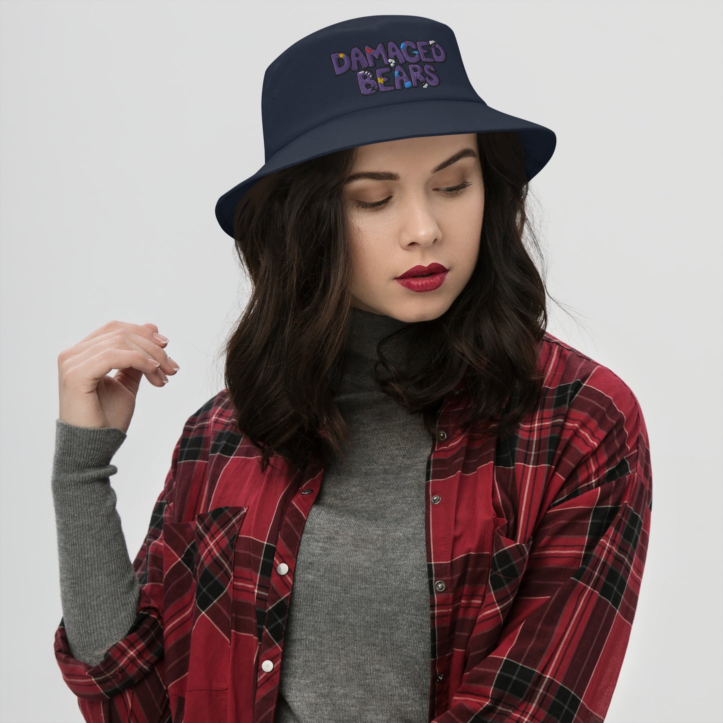 Damaged Bears Logo Bucket Hat