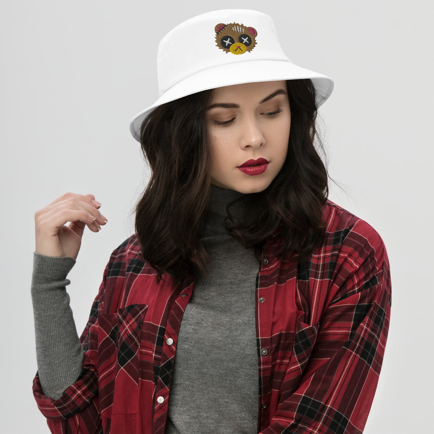 Damaged Bear Bucket Hat