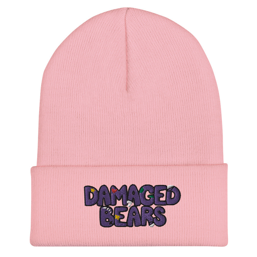 Damaged Bear Logo Cuffed Beanie