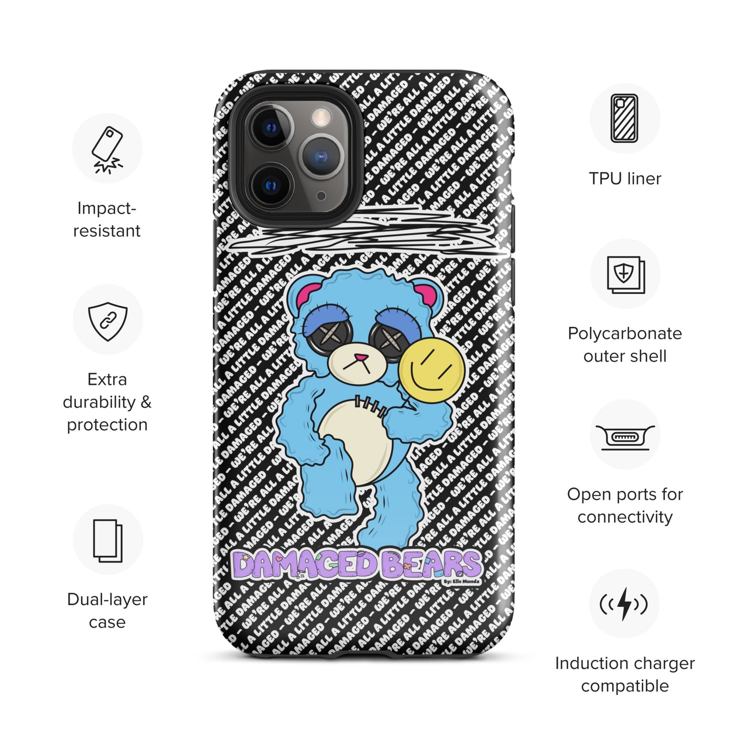 Depression Bear Tough Case for iPhone®