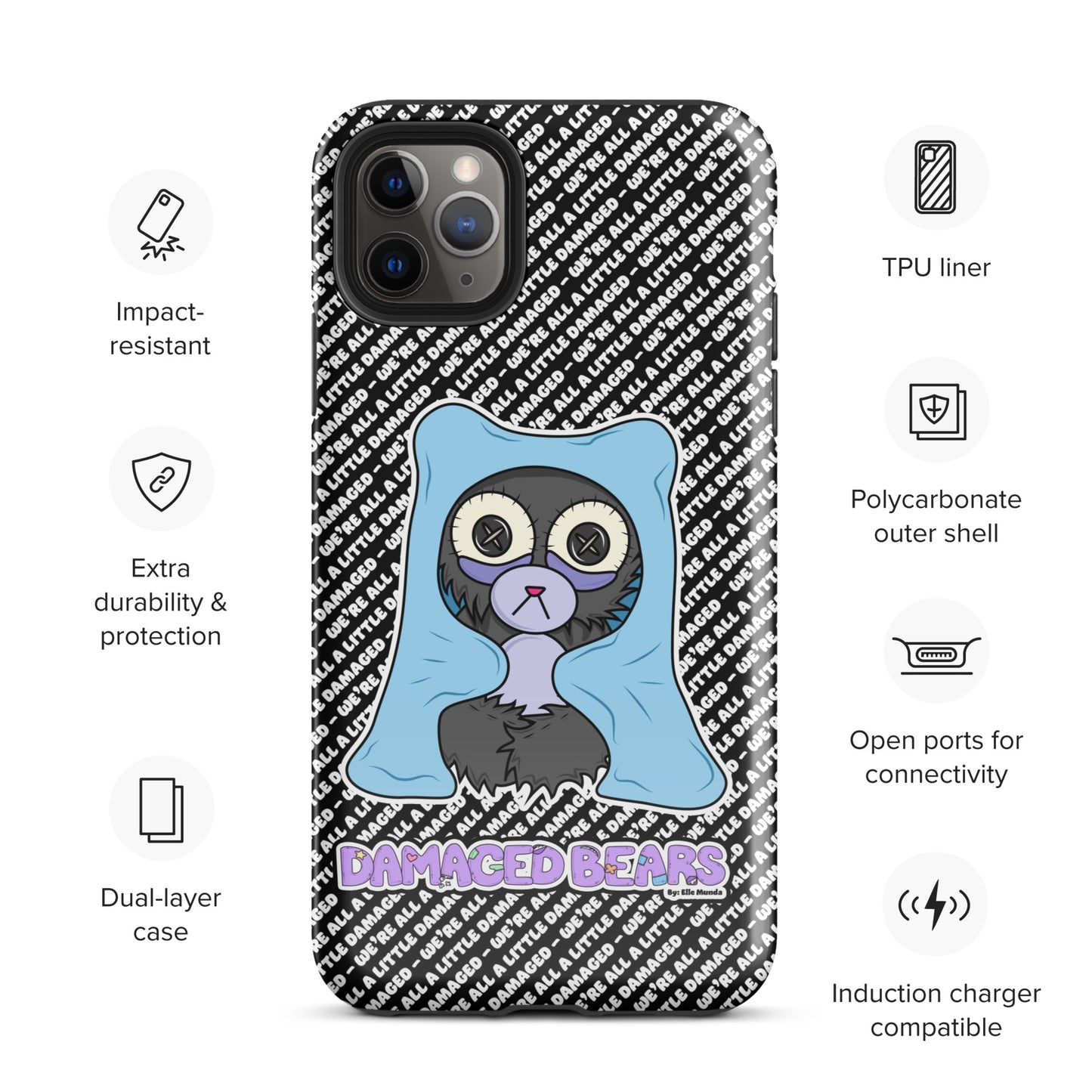 Insomnia Bear Tough Case for iPhone®