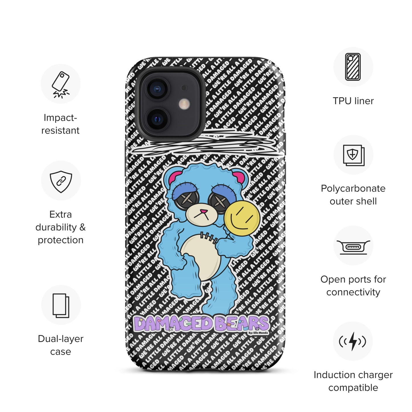 Depression Bear Tough Case for iPhone®