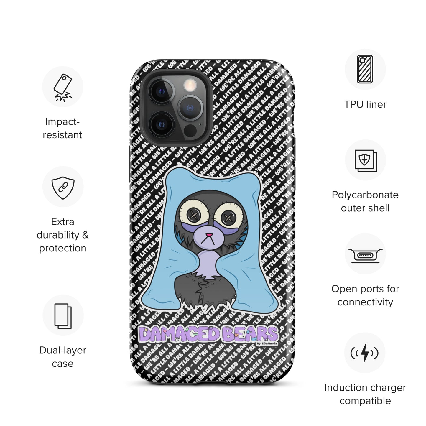 Insomnia Bear Tough Case for iPhone®