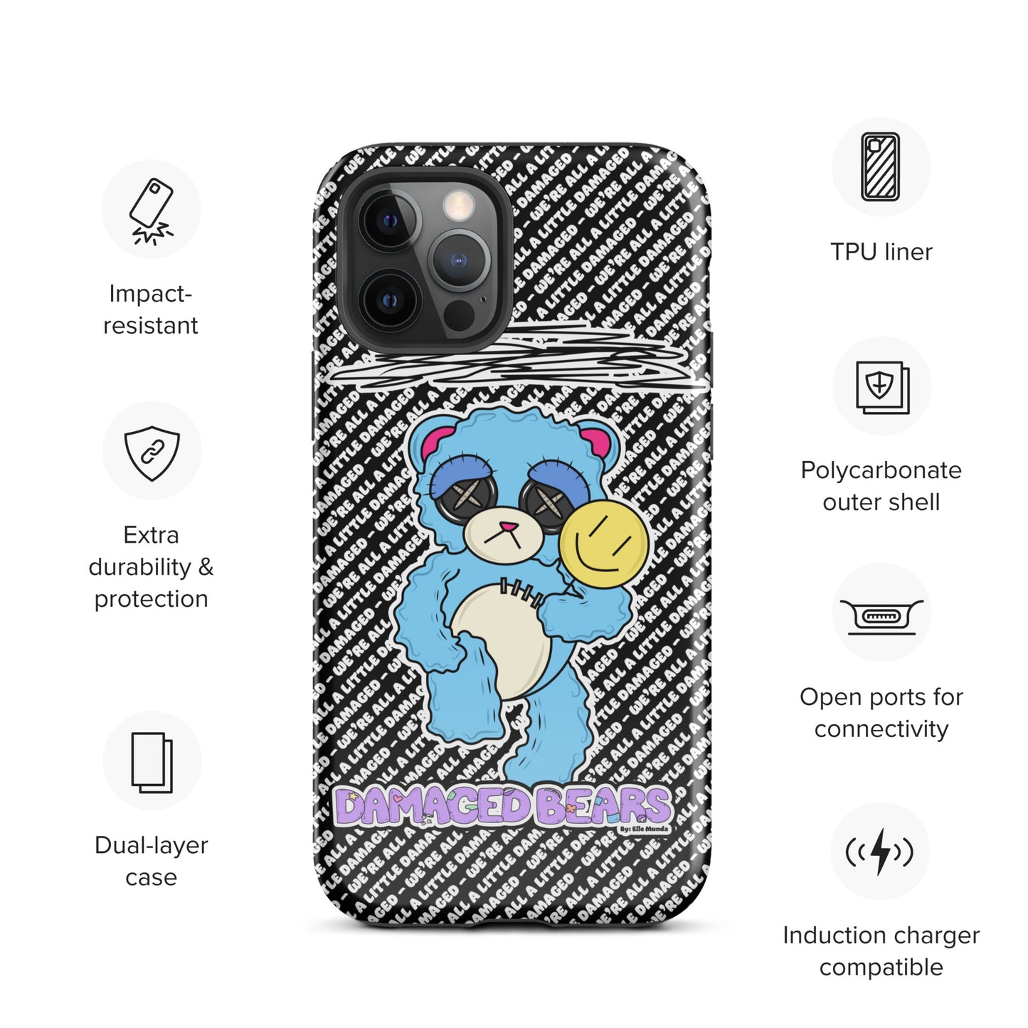 Depression Bear Tough Case for iPhone®