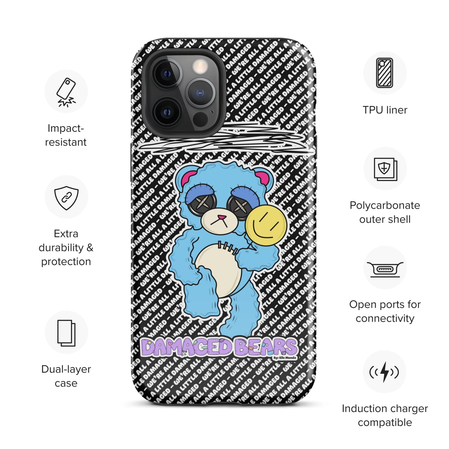 Depression Bear Tough Case for iPhone®