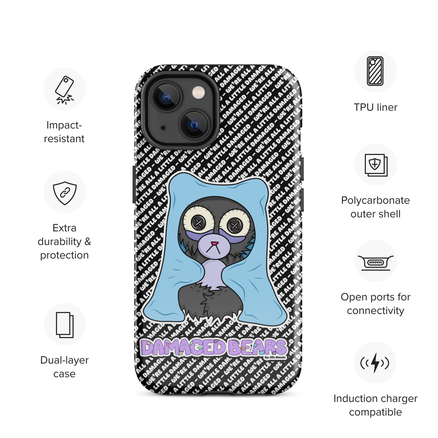 Insomnia Bear Tough Case for iPhone®