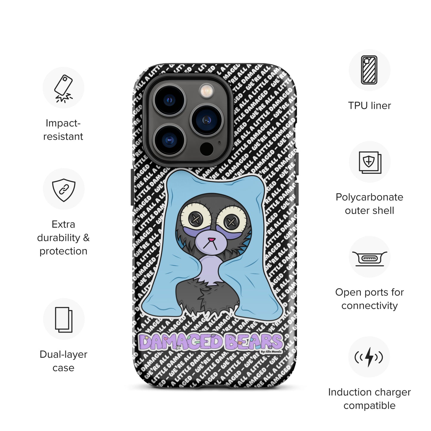 Insomnia Bear Tough Case for iPhone®