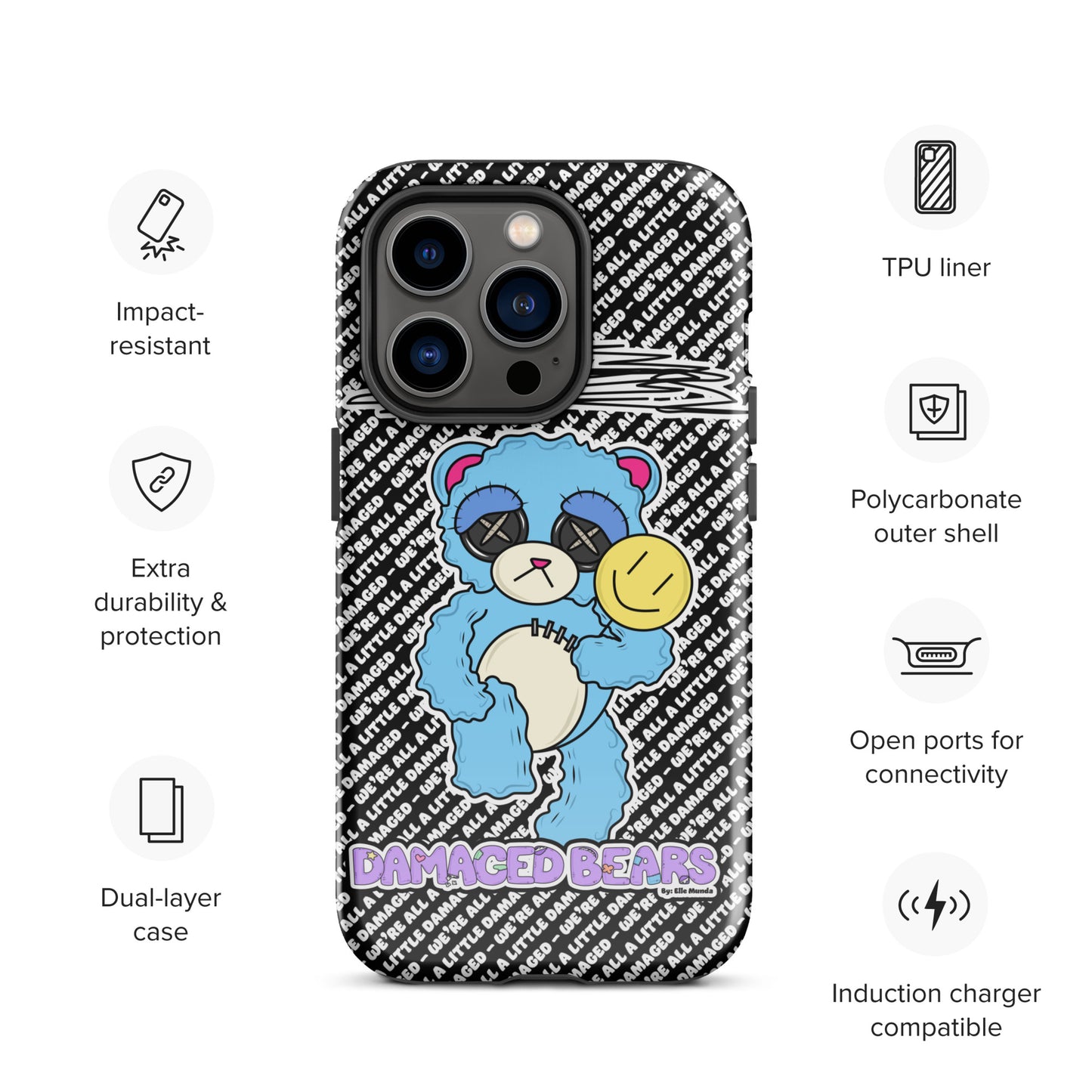 Depression Bear Tough Case for iPhone®