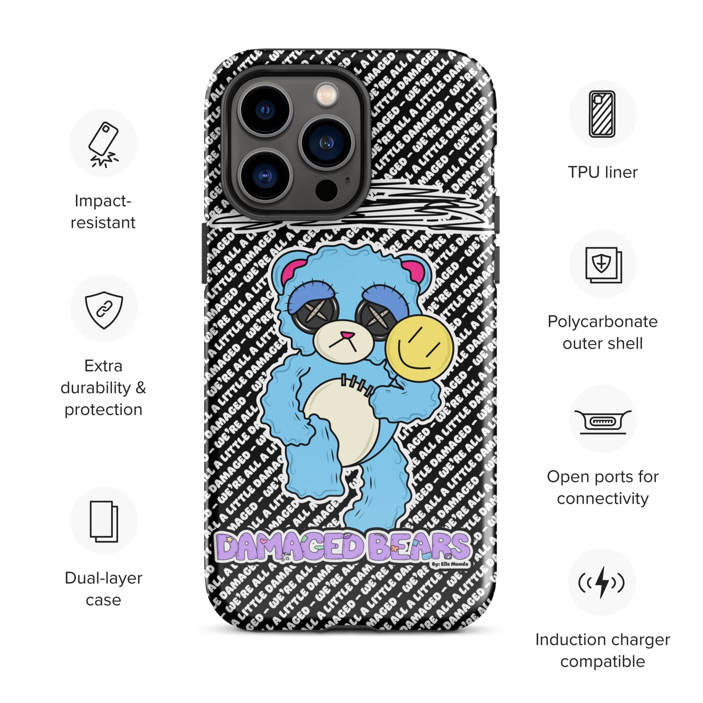 Depression Bear Tough Case for iPhone®
