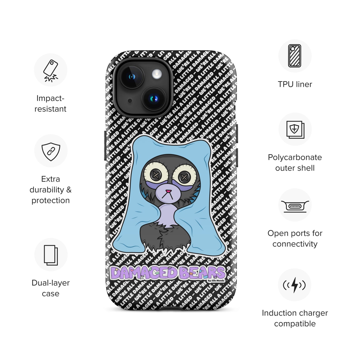 Insomnia Bear Tough Case for iPhone®