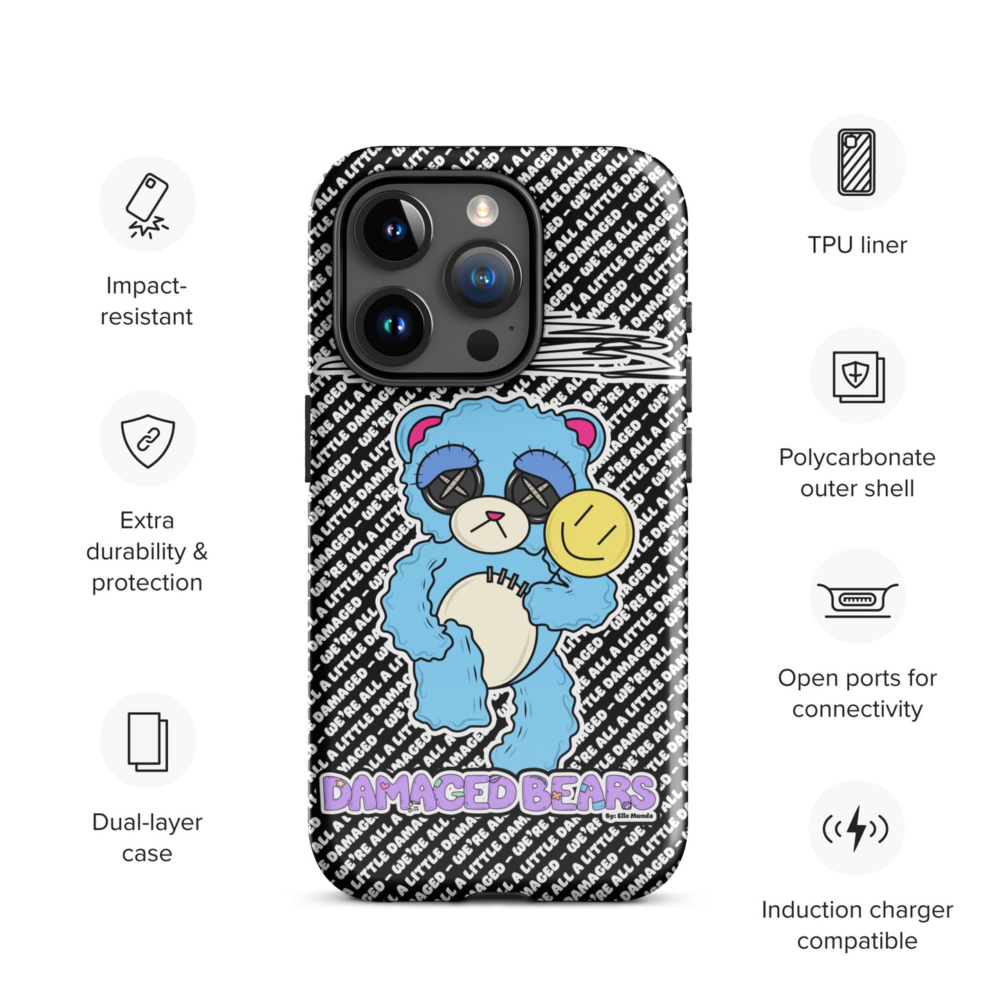 Depression Bear Tough Case for iPhone®
