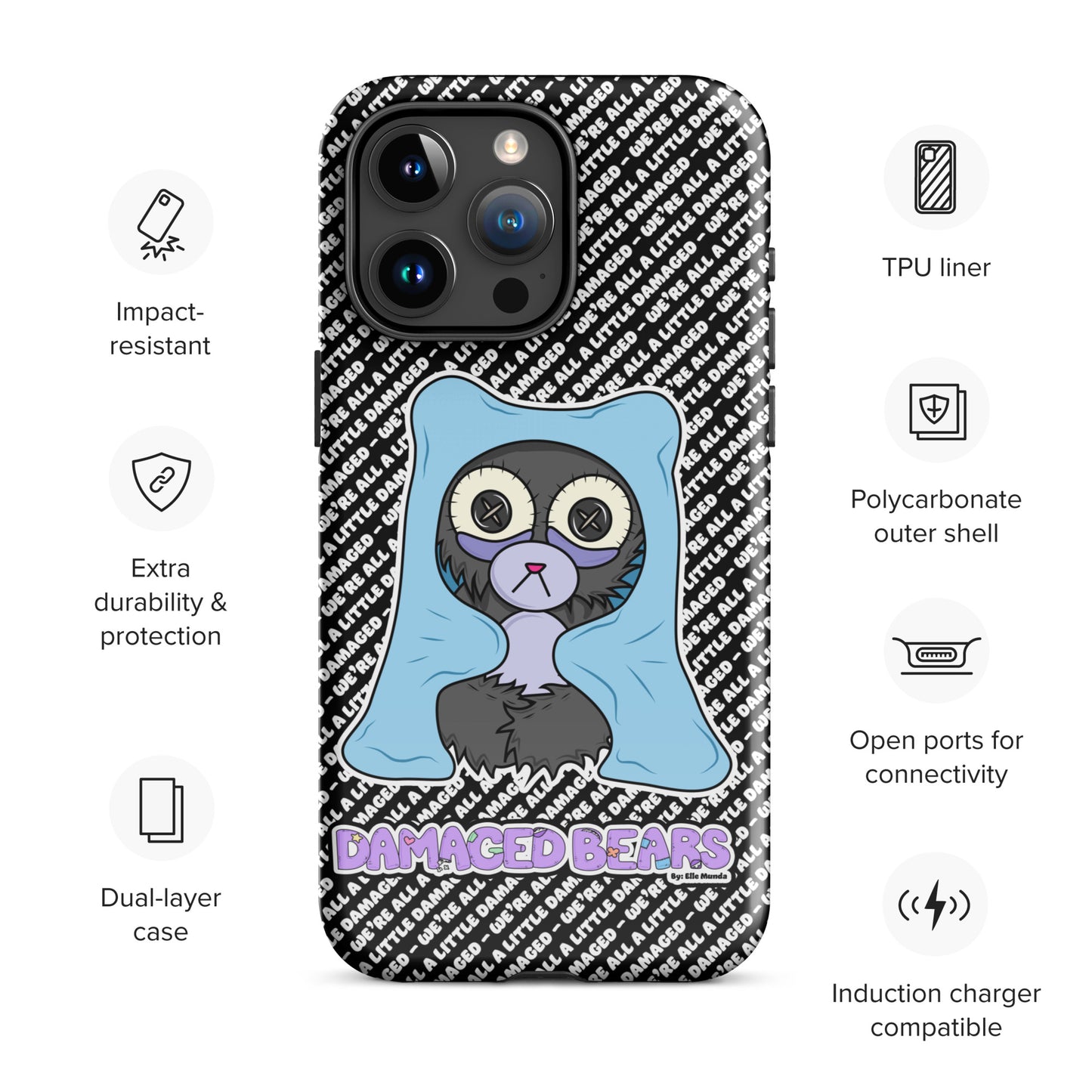 Insomnia Bear Tough Case for iPhone®