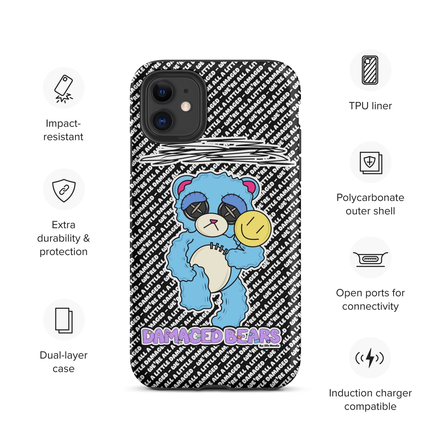 Depression Bear Tough Case for iPhone®