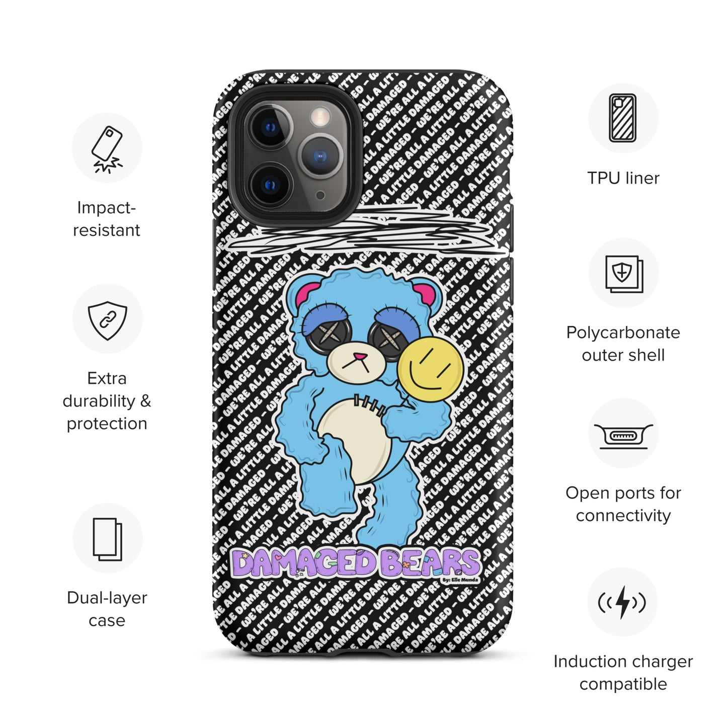 Depression Bear Tough Case for iPhone®
