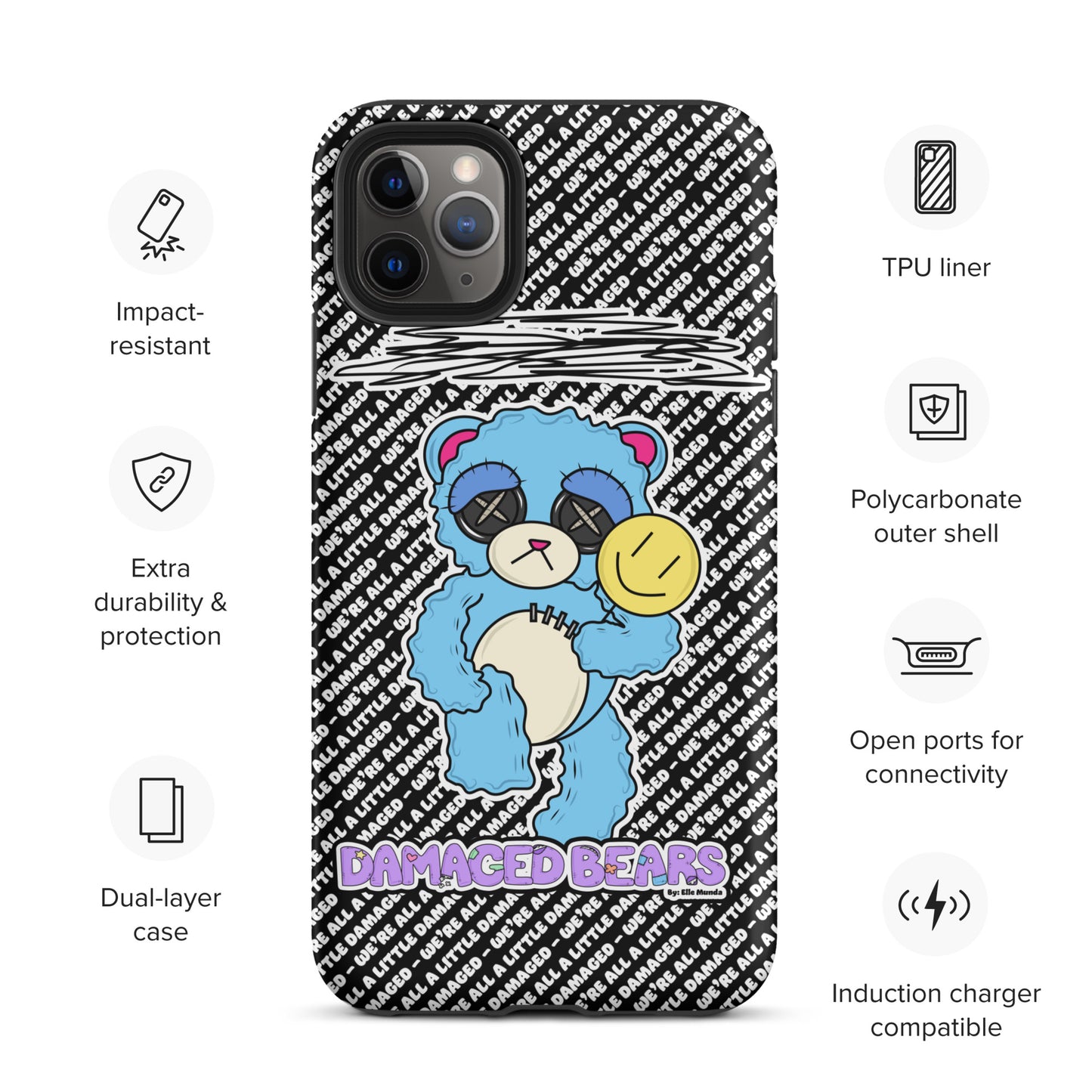 Depression Bear Tough Case for iPhone®