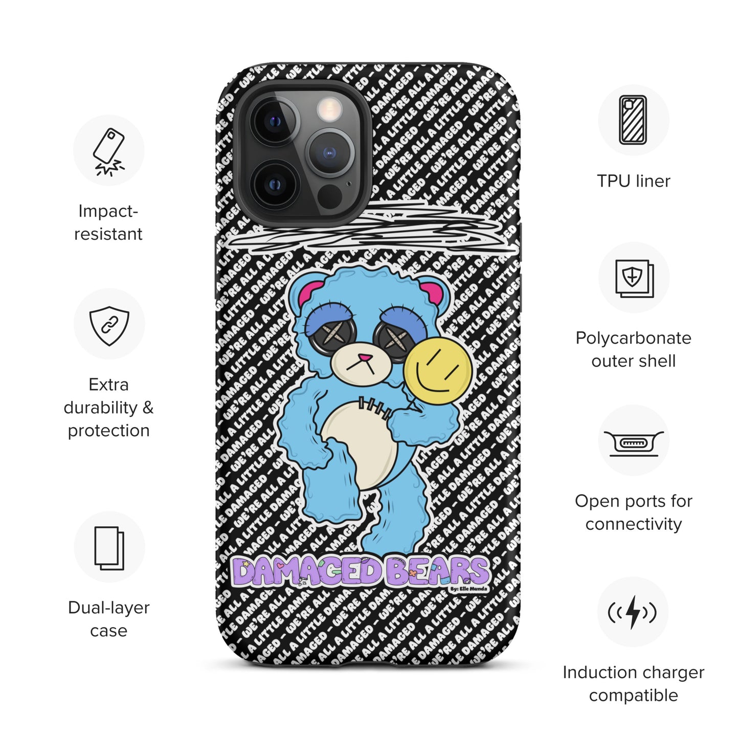 Depression Bear Tough Case for iPhone®