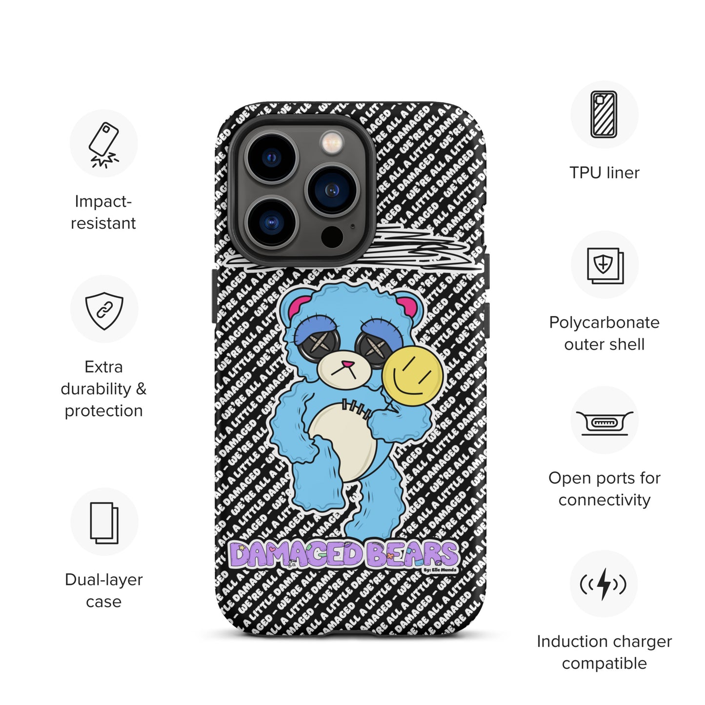 Depression Bear Tough Case for iPhone®