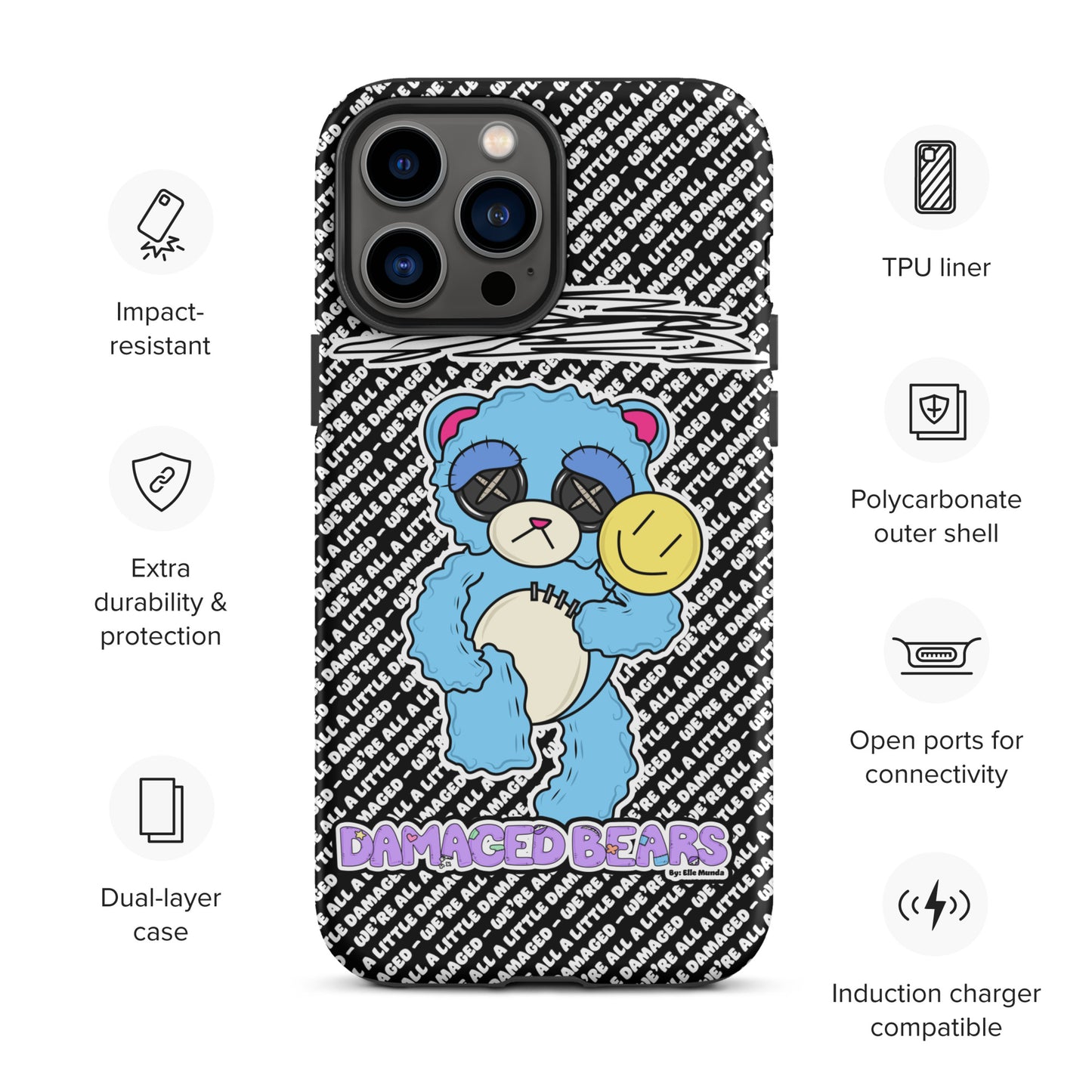 Depression Bear Tough Case for iPhone®