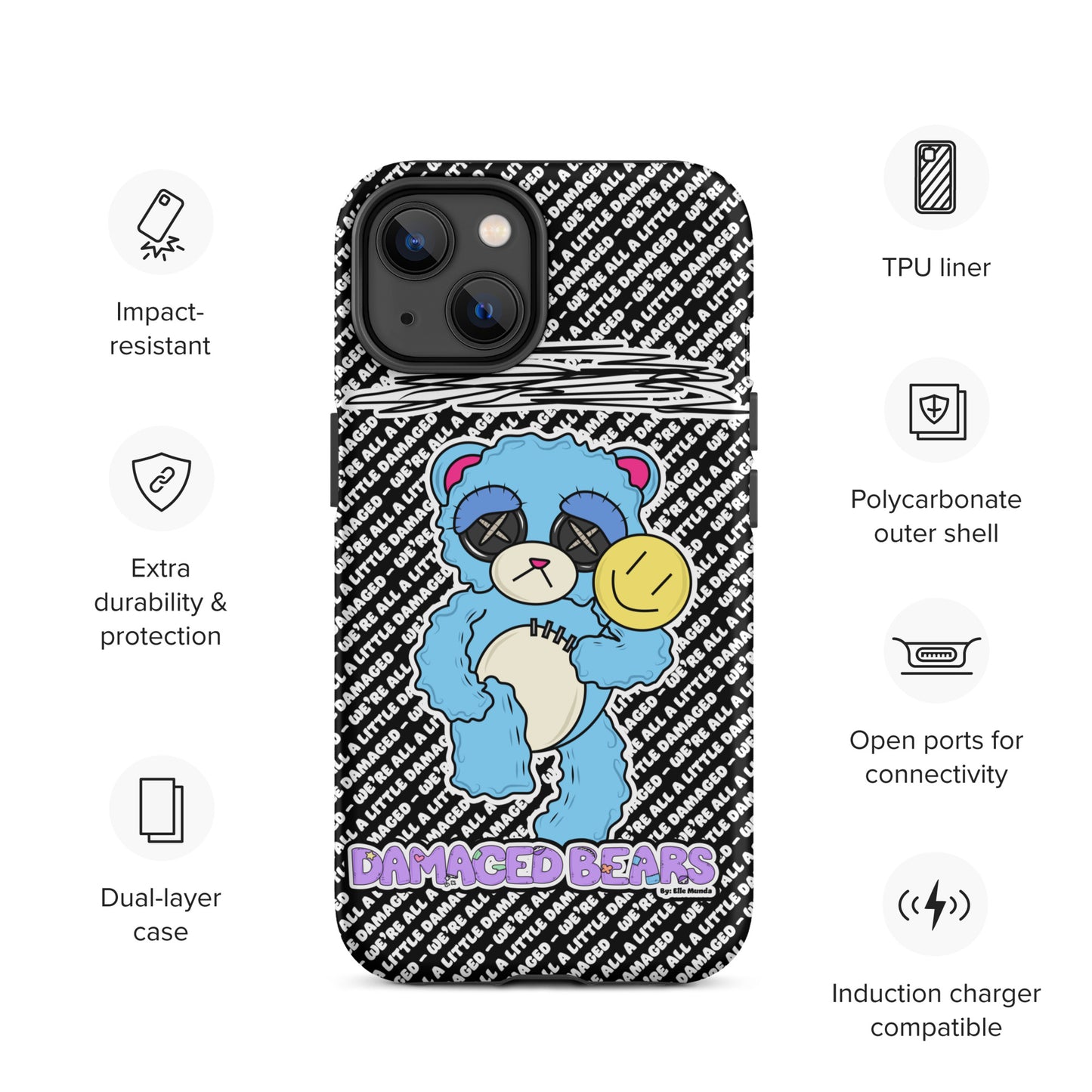 Depression Bear Tough Case for iPhone®