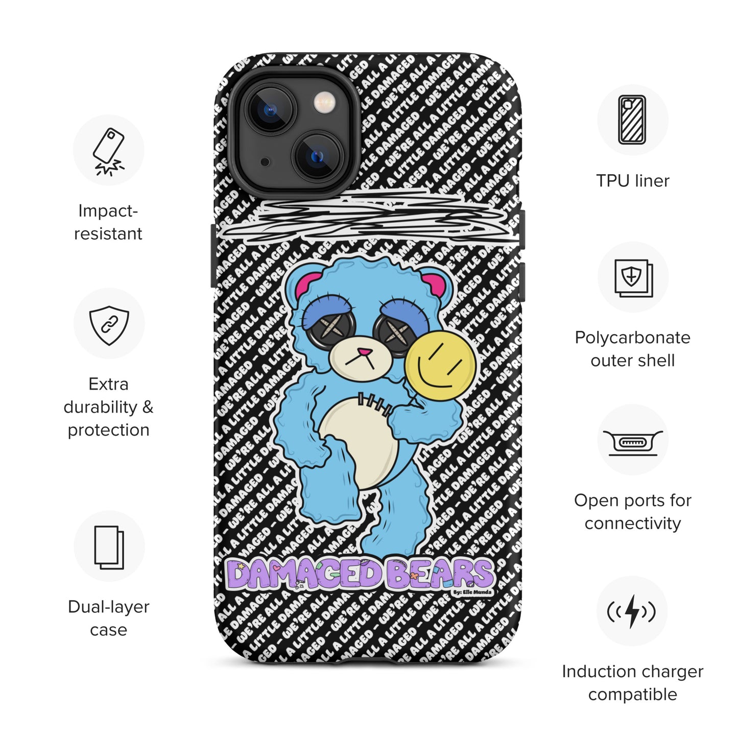Depression Bear Tough Case for iPhone®