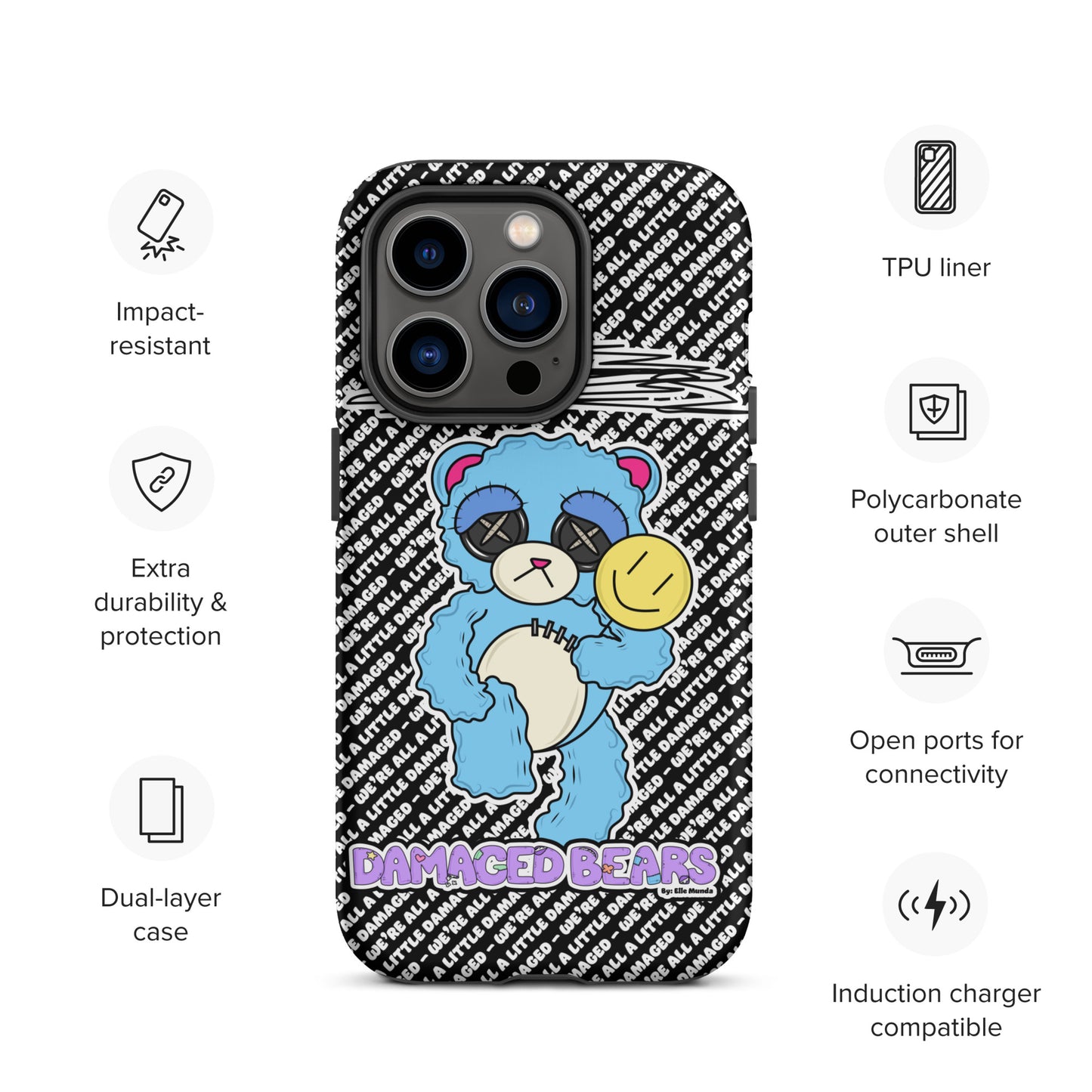 Depression Bear Tough Case for iPhone®