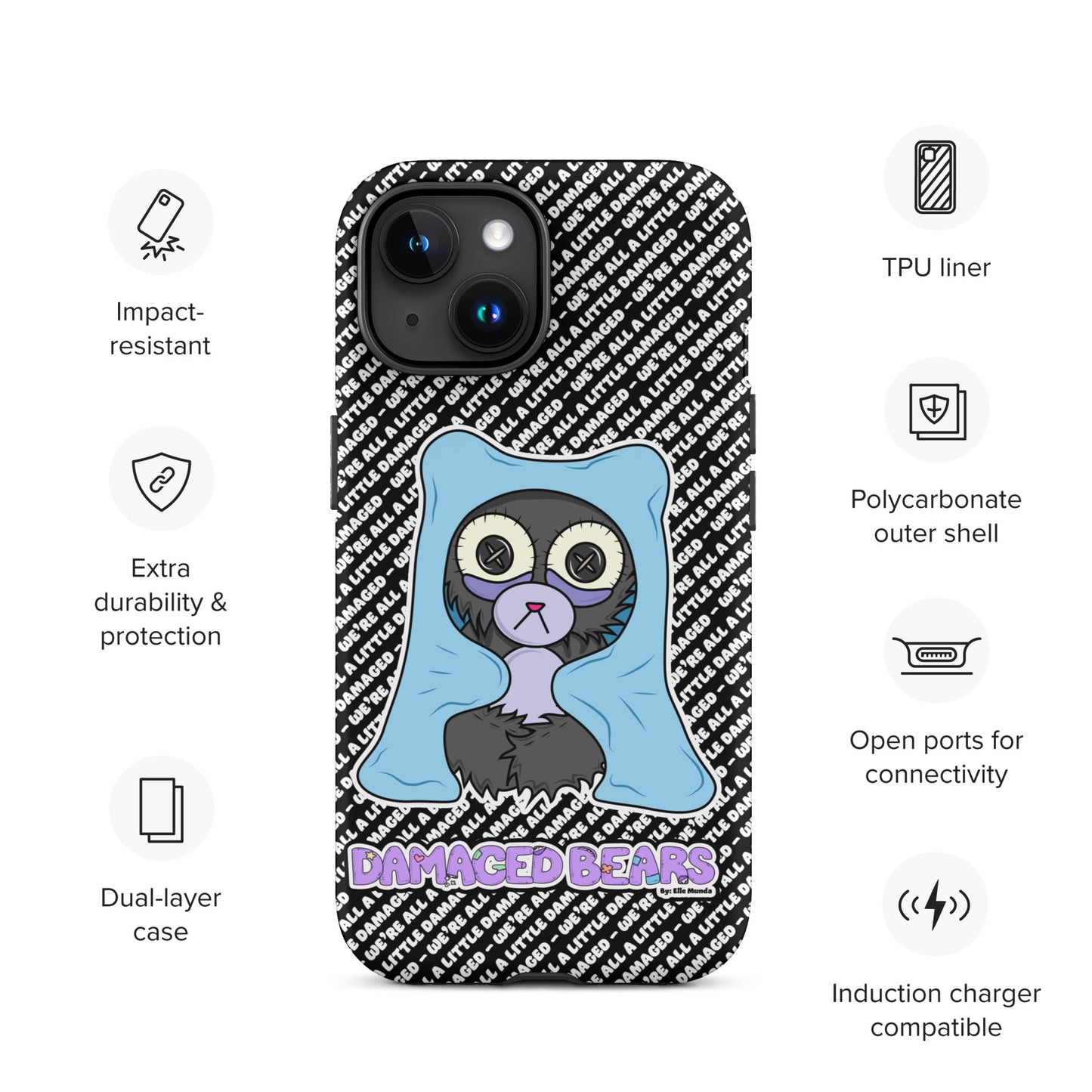 Insomnia Bear Tough Case for iPhone®